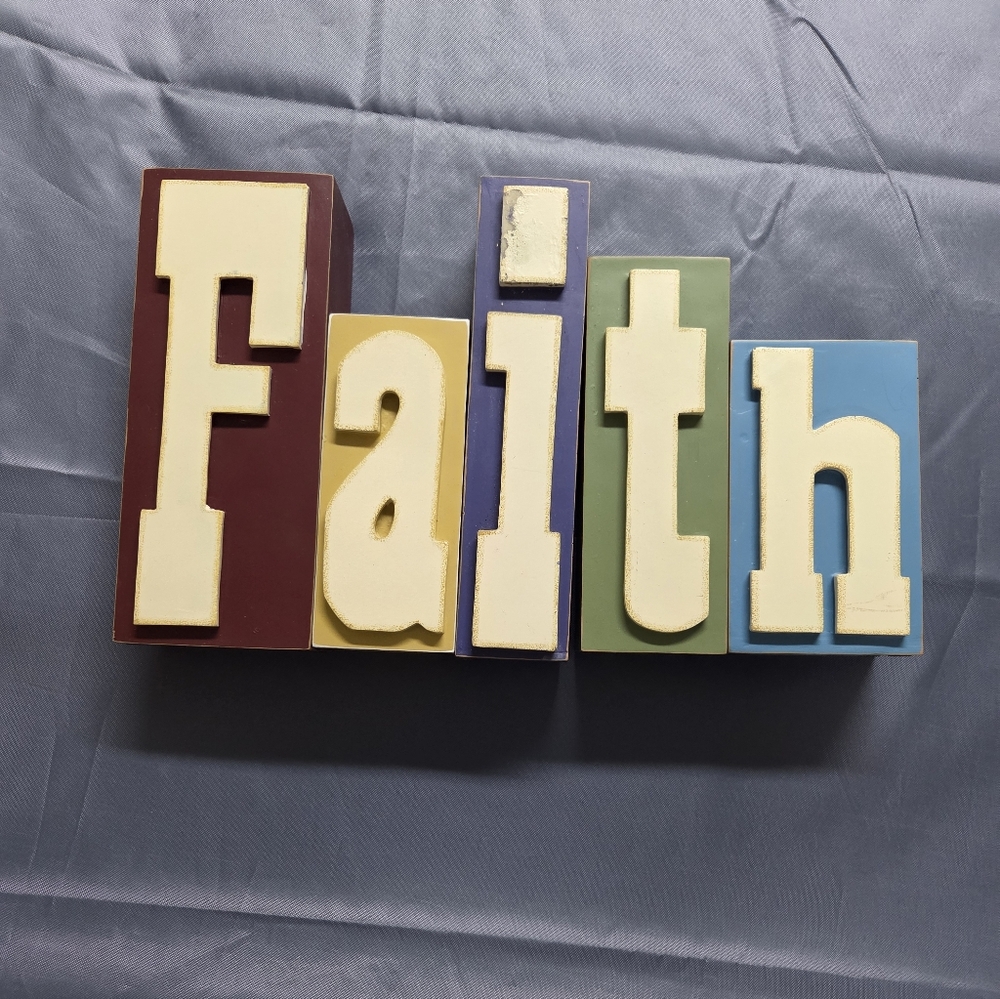 FAITH wooden Blocks